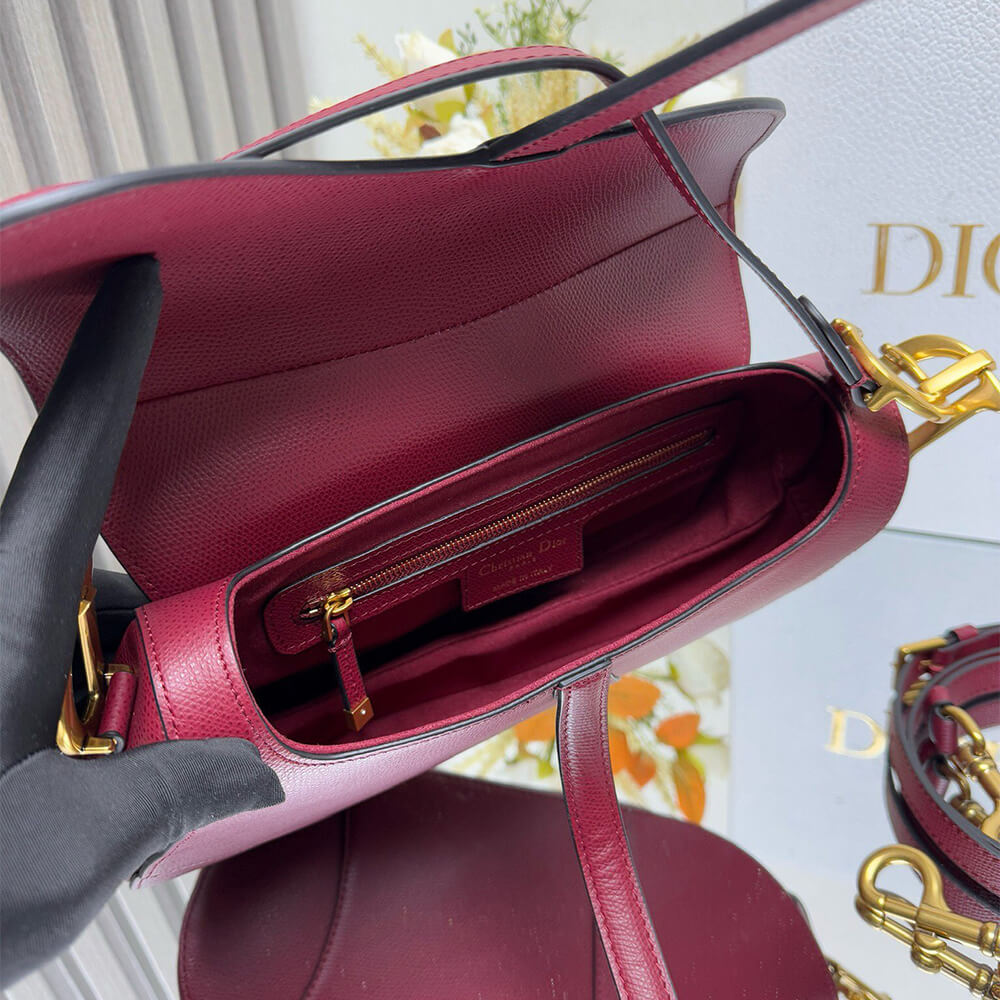 Dior Saddle Bag with Strap - Image 6