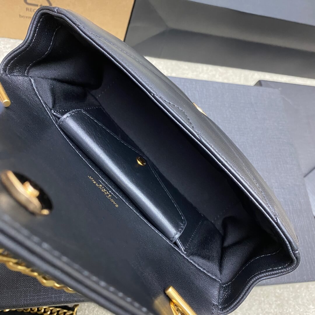Alternative view of YSL LOULOU MINI in lambskin