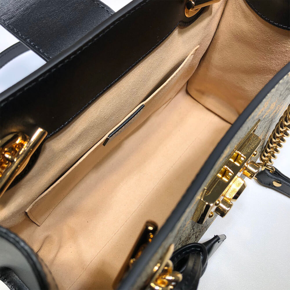 GG Padlock small GG bees shoulder bag - Image 7