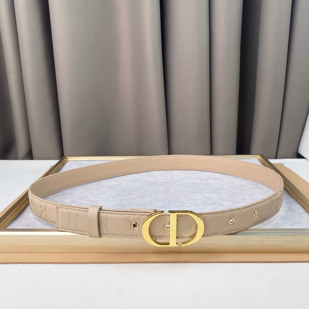 Dior Quilted Leather CD Belt