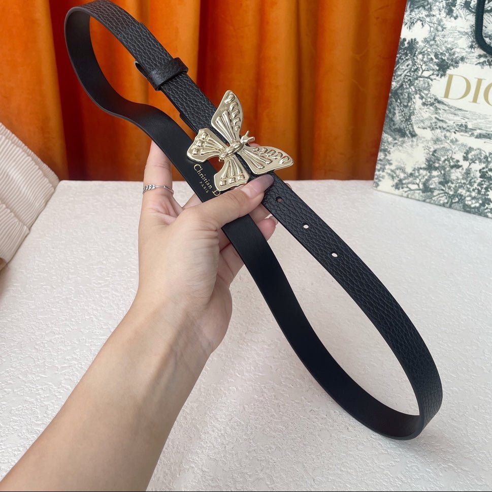 Alternative view of Dior Leather Butterfly Belt