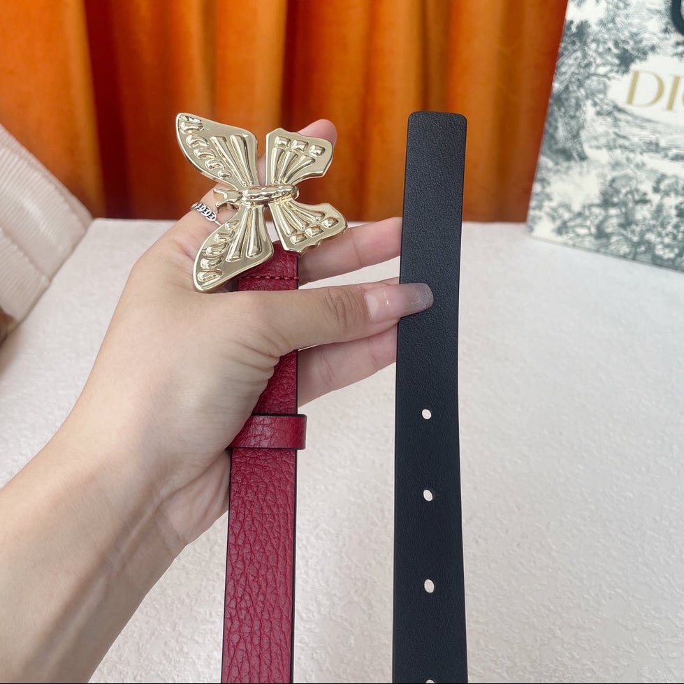 Alternative view of Dior Red Butterfly Belt