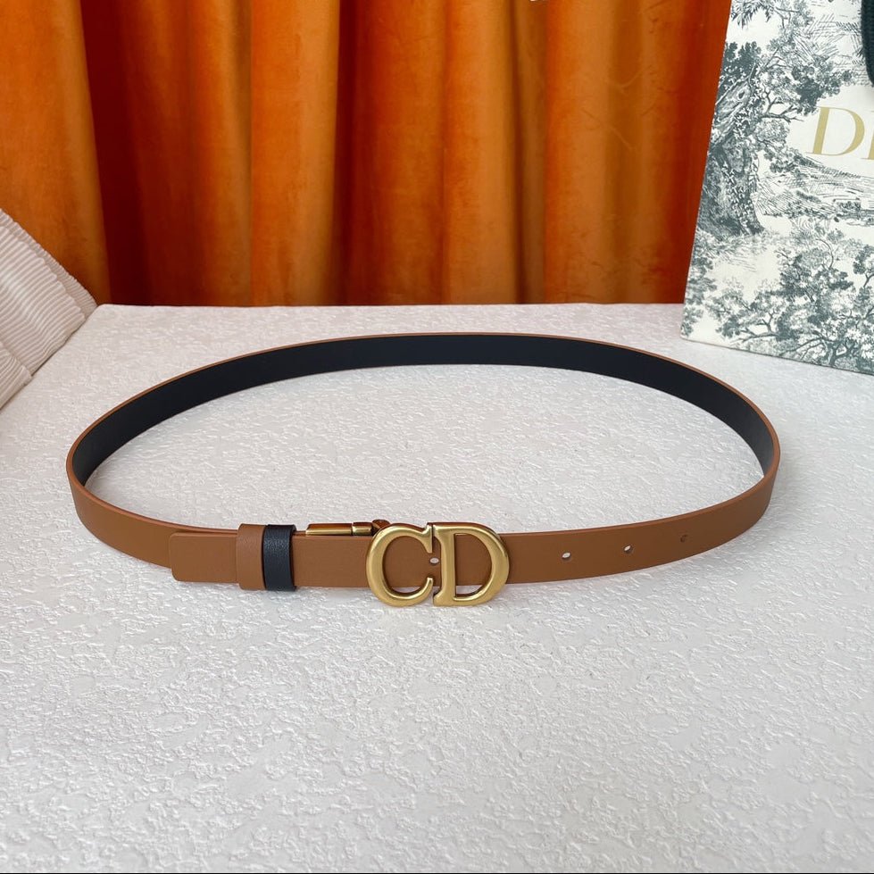 Dior Reversible Leather CD Belt