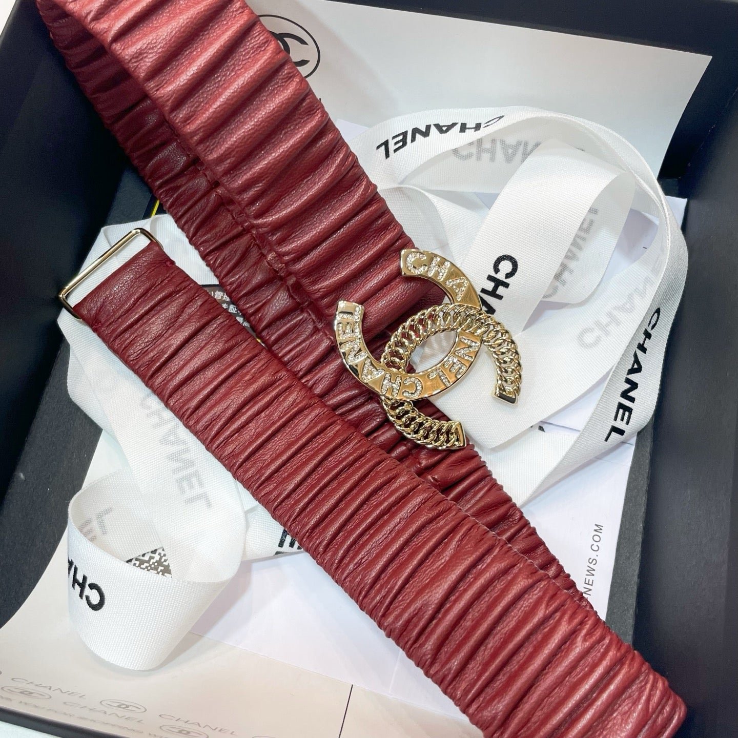 Alternative view of Chanel Ruched Satin Headband