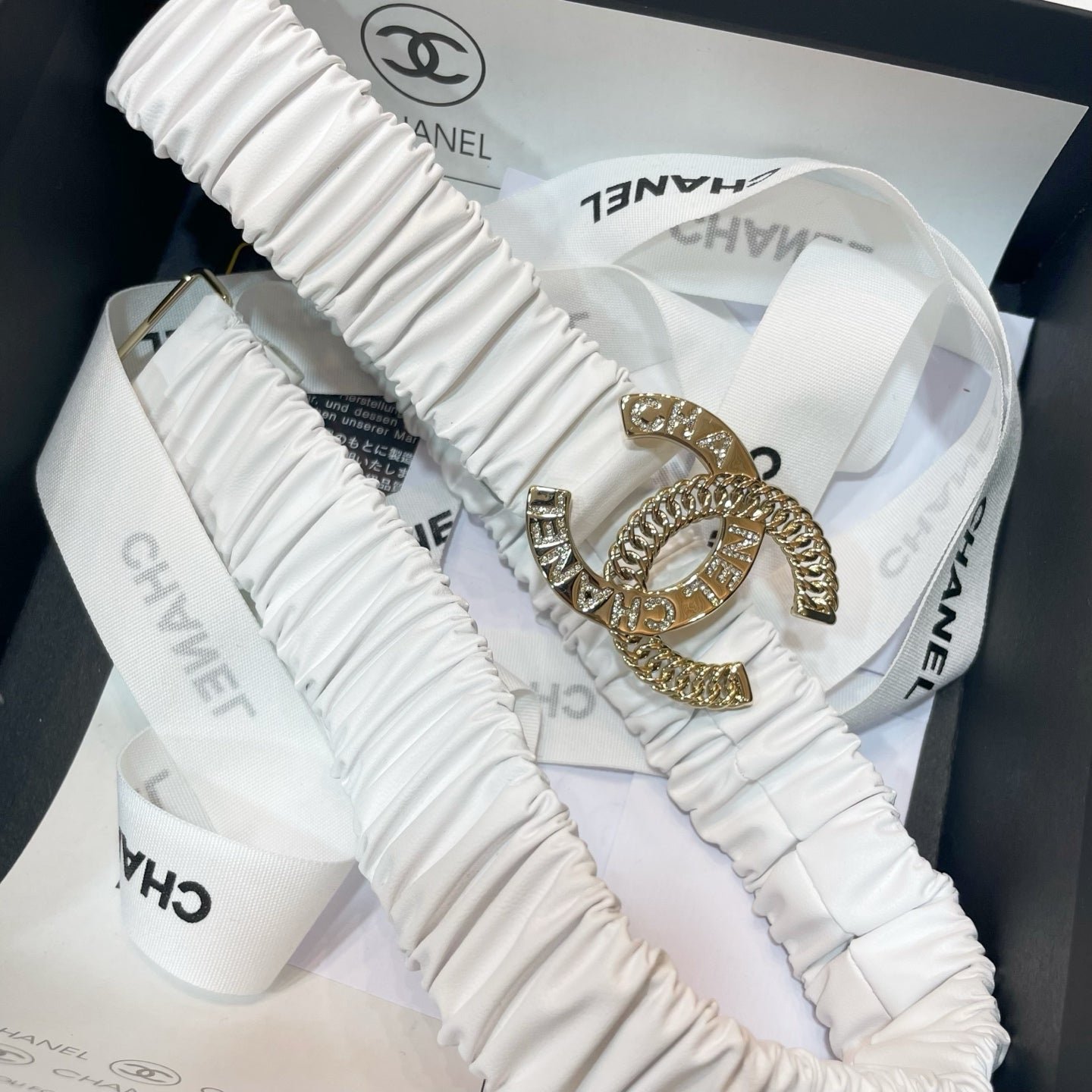 Chanel Ruched Headband - Image 3