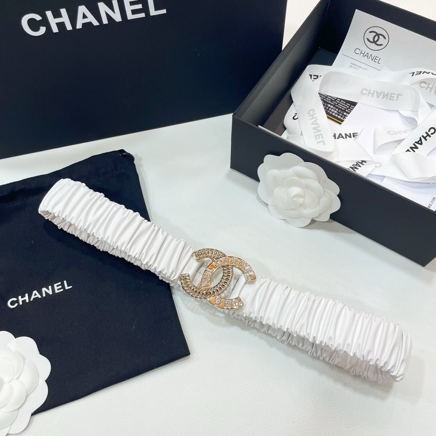 Chanel Ruched Headband - Image 4