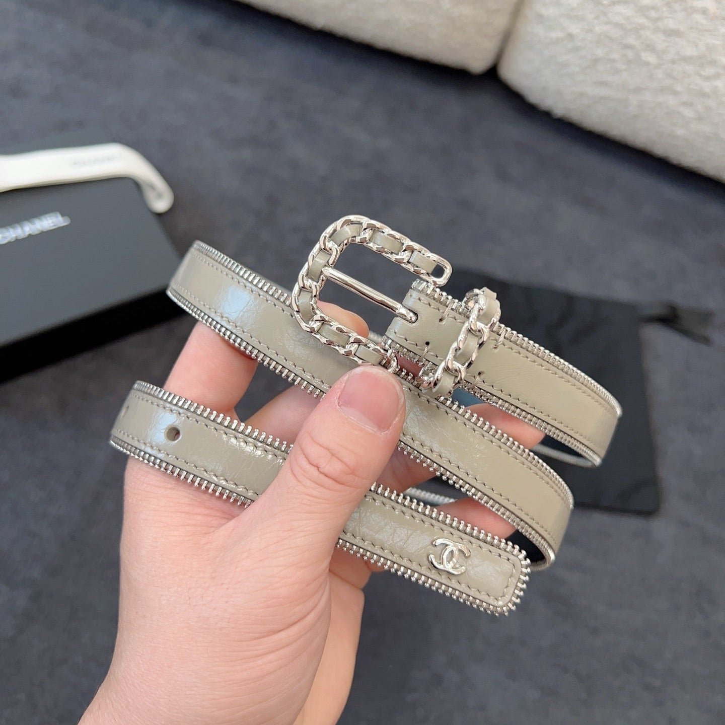 Alternative view of Chanel Patent Leather Belt