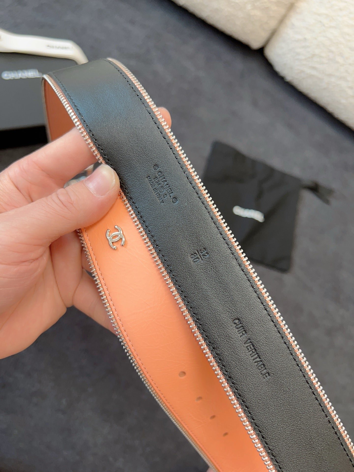 Alternative view of Chanel Patent Leather Wide Belt