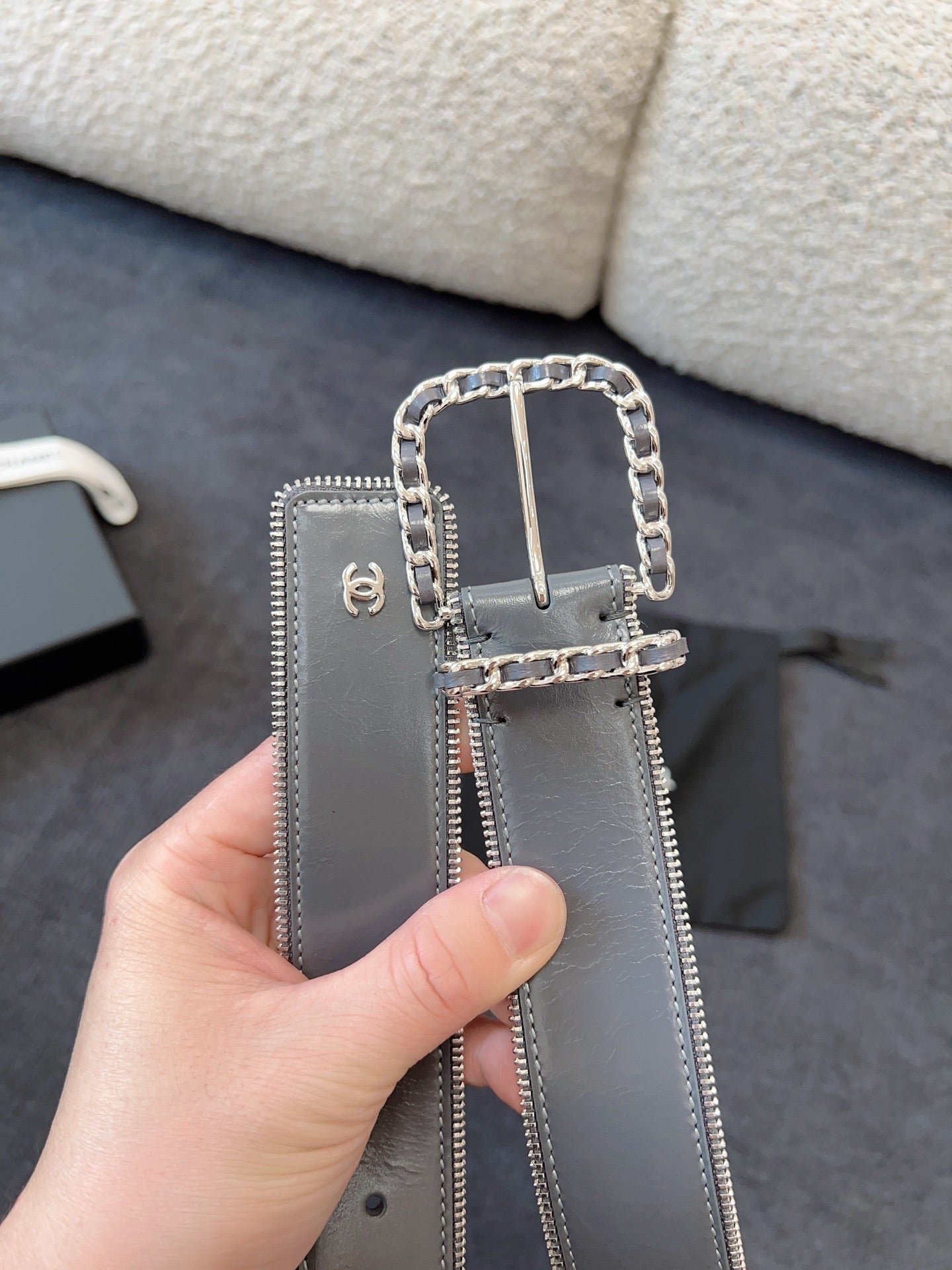 Alternative view of Chanel Patent Leather Wide Belt