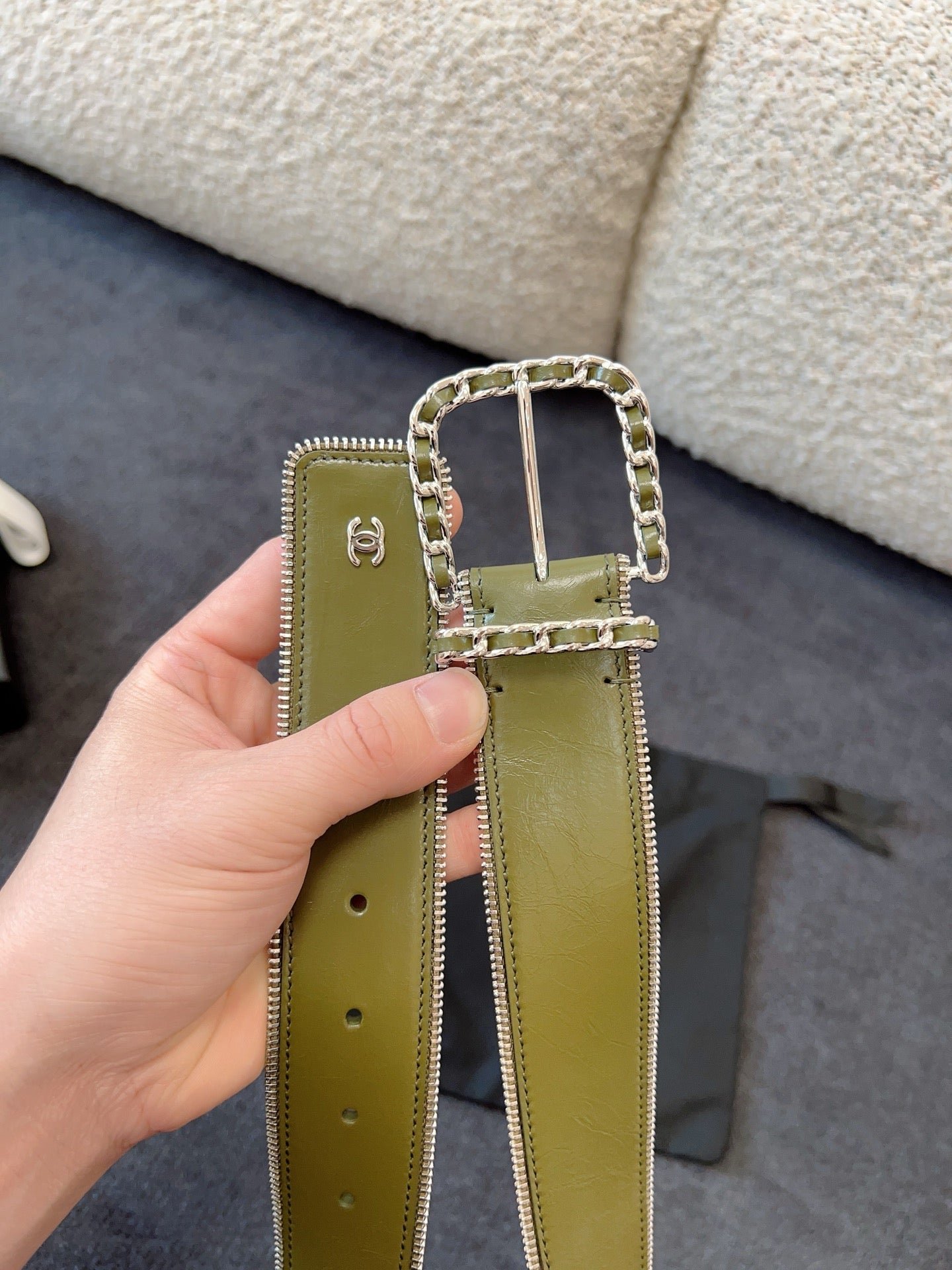 Alternative view of Chanel Patent Leather Wide Belt