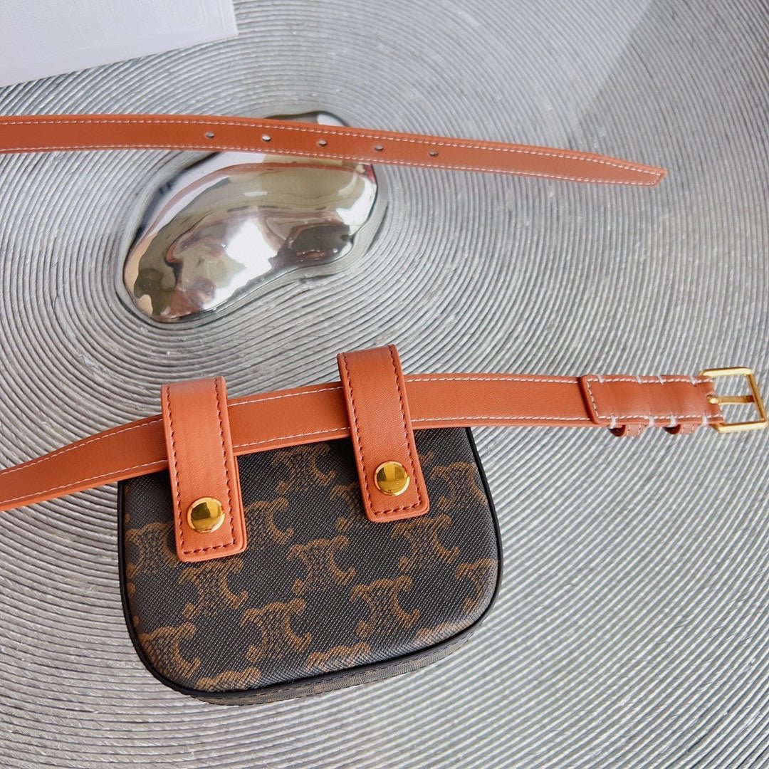 CELINE Monogram Triomphe Belt Bag - Image 5