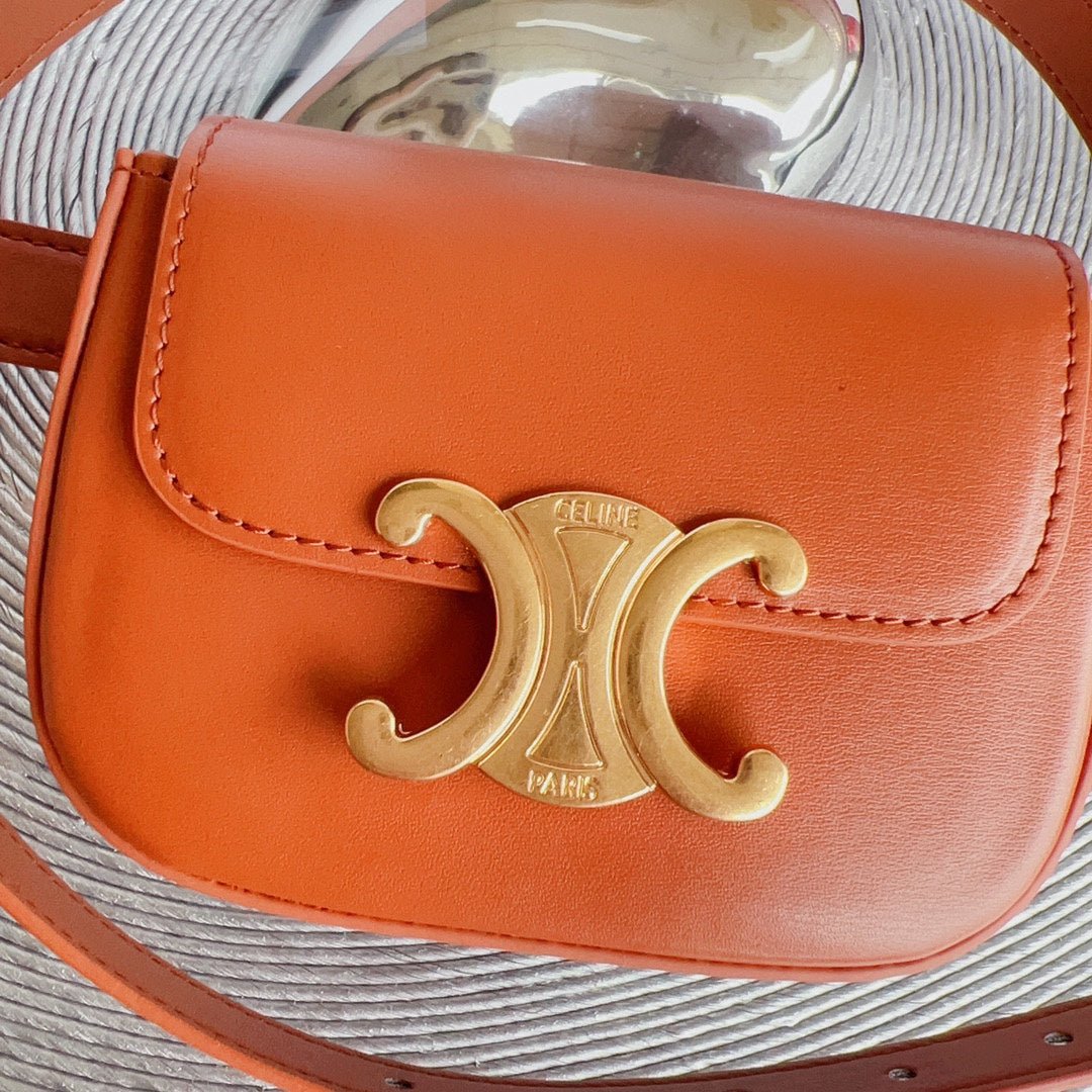 CELINE Tan Triomphe Belt Bag - Image 5
