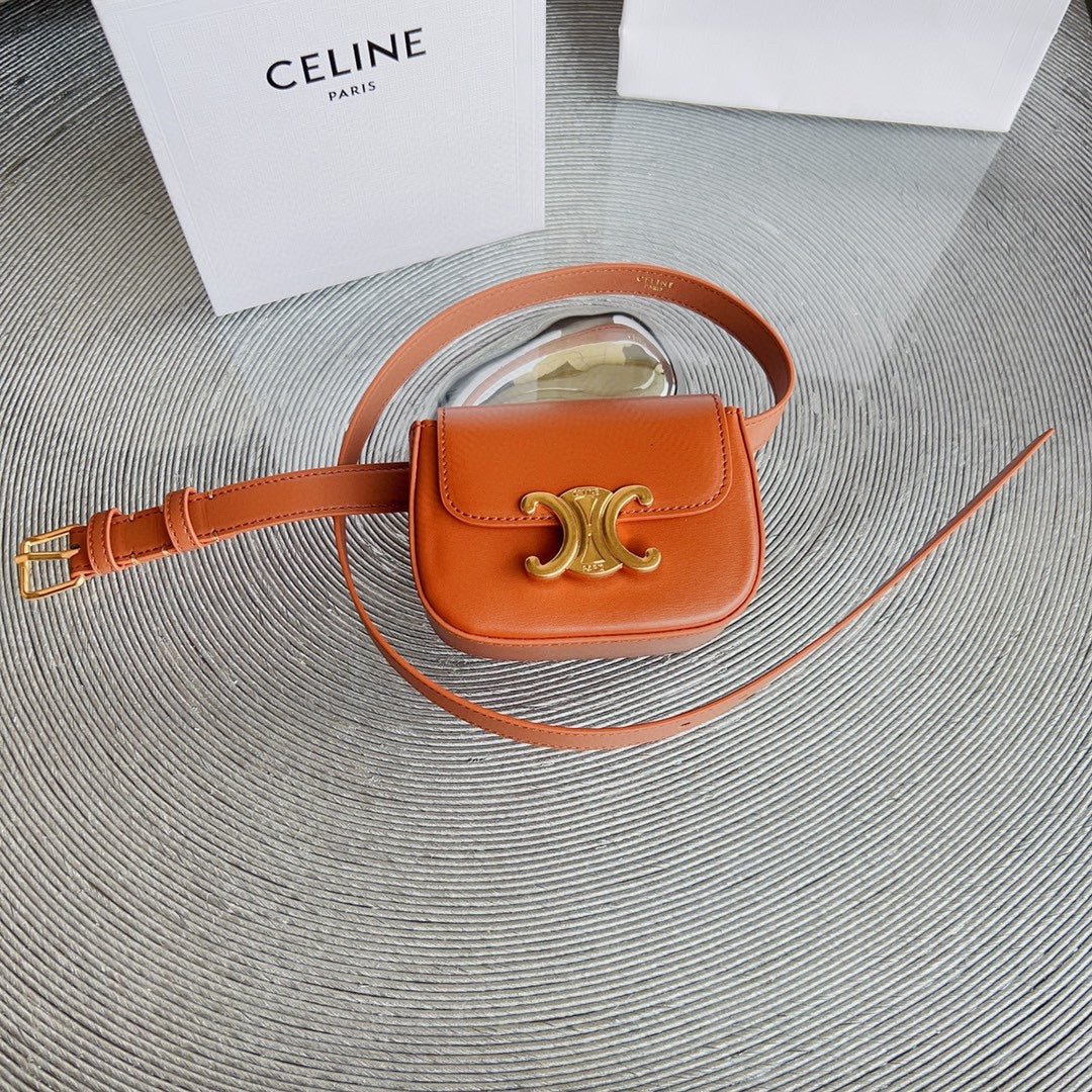 Alternative view of CELINE Tan Triomphe Belt Bag