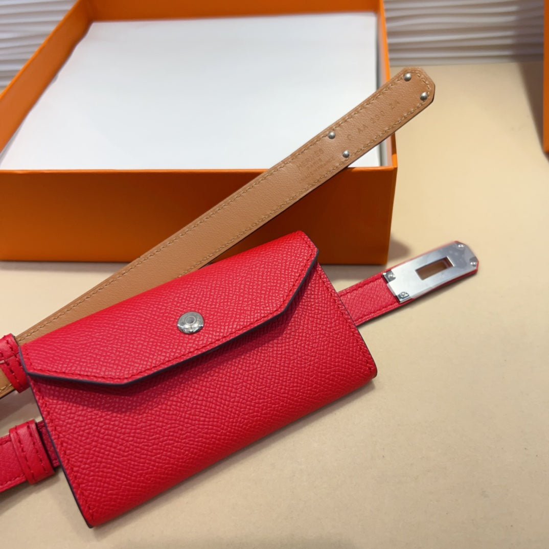 HERMES Red Waist Bag - Image 3