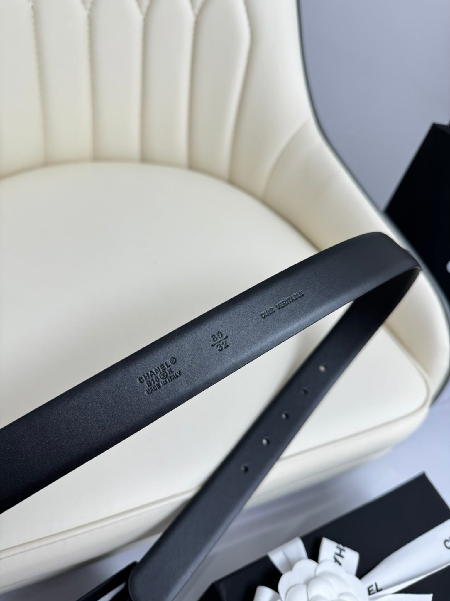 Chanel Black Baguette Wide Belt - Image 9