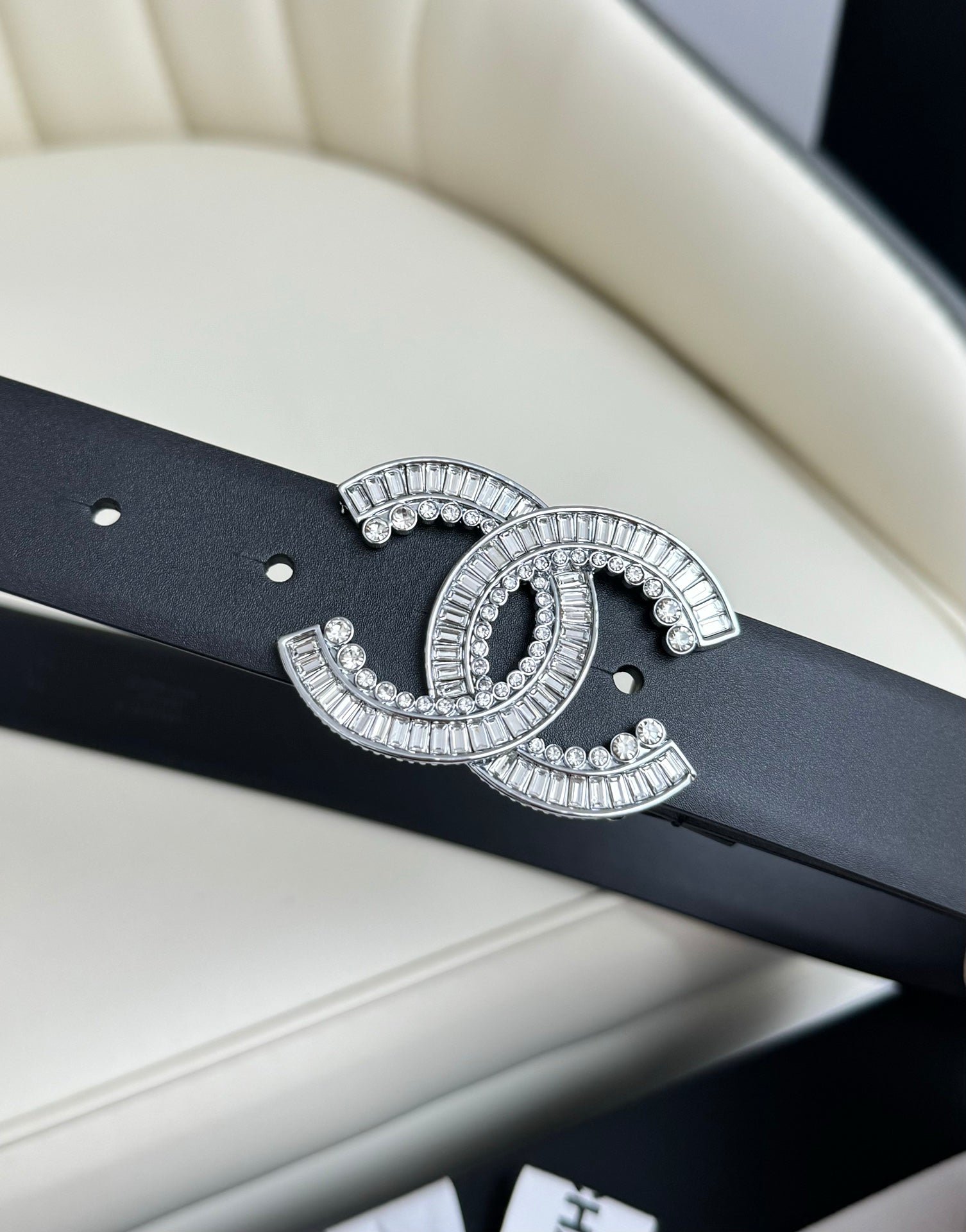 Chanel Full Silver Wide Belt - Image 7