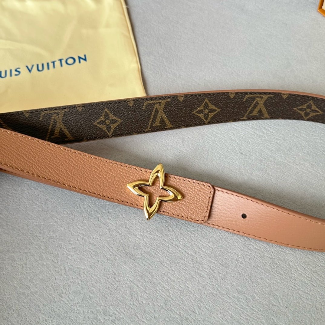 V Canvas Tan Inner Star Belt - Image 4