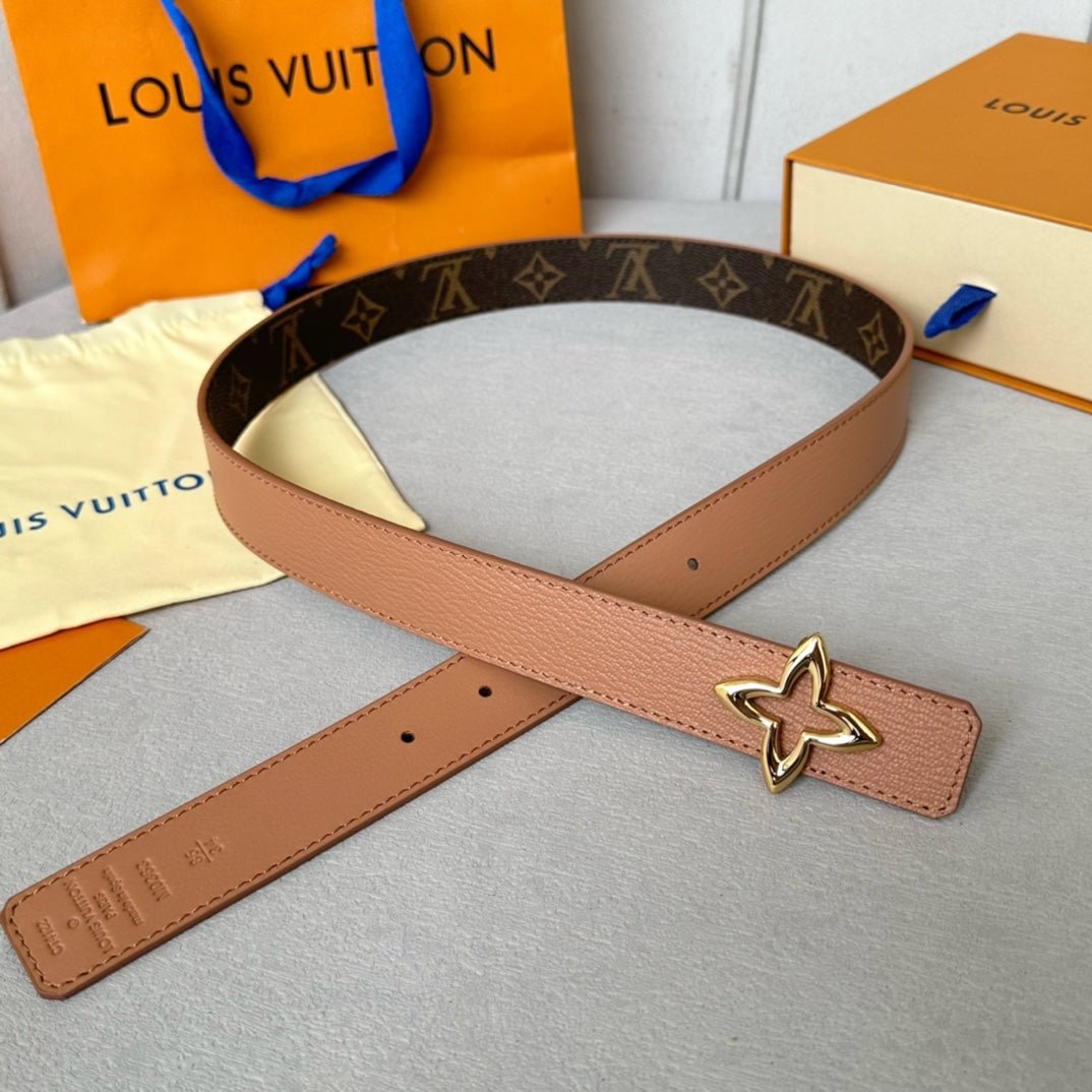 V Canvas Tan Inner Star Belt - Image 5