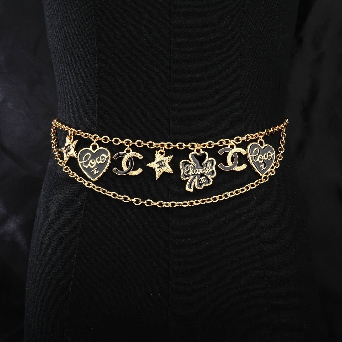 Alternative view of Chanel Multi Charm Gold Chain