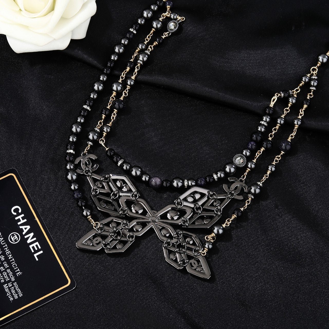 Chanel Butterfly Gem Chain Belt - Image 5