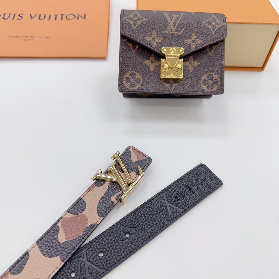 Lv Metis Belt Bag 30 Camo Pattern Brown Monogram - Image 4