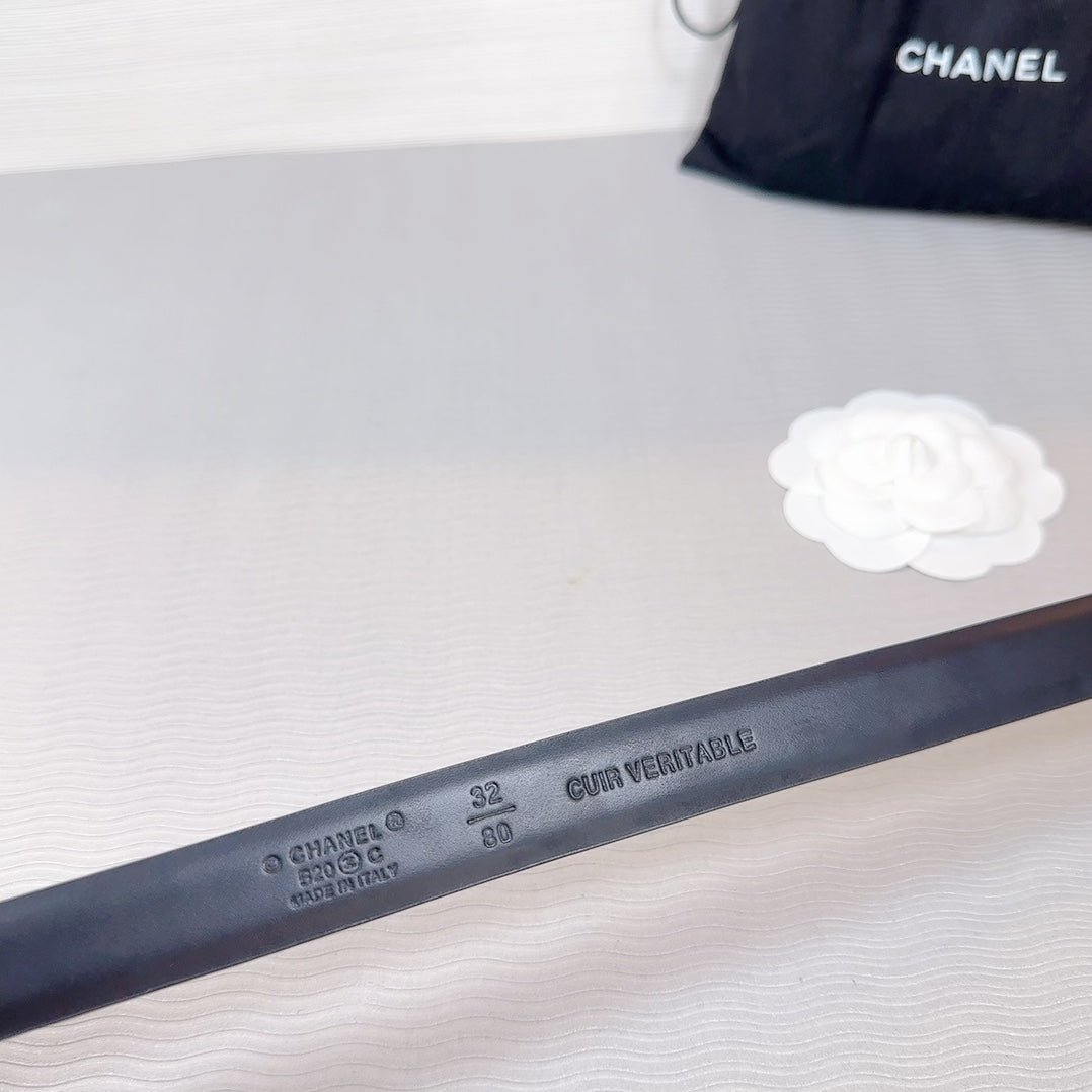 Chanel Nude Buckle Belt - Image 8