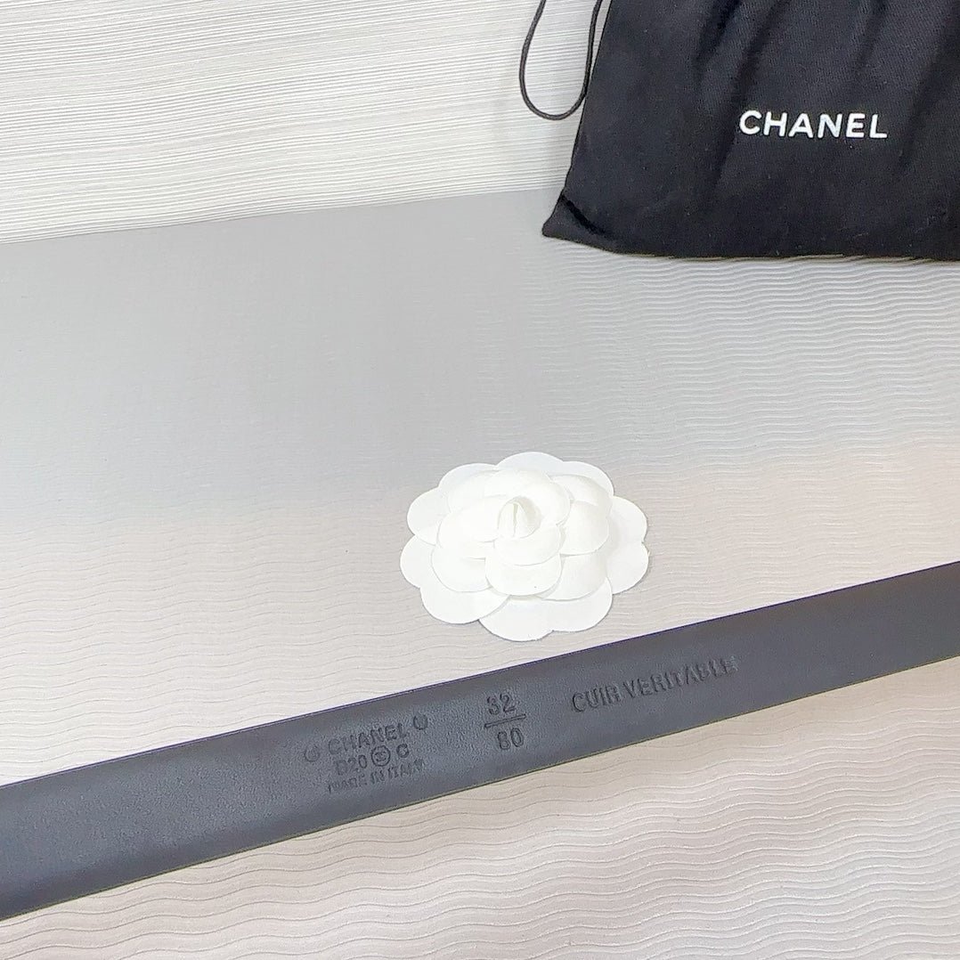Chanel Red Leather Belt - Image 9