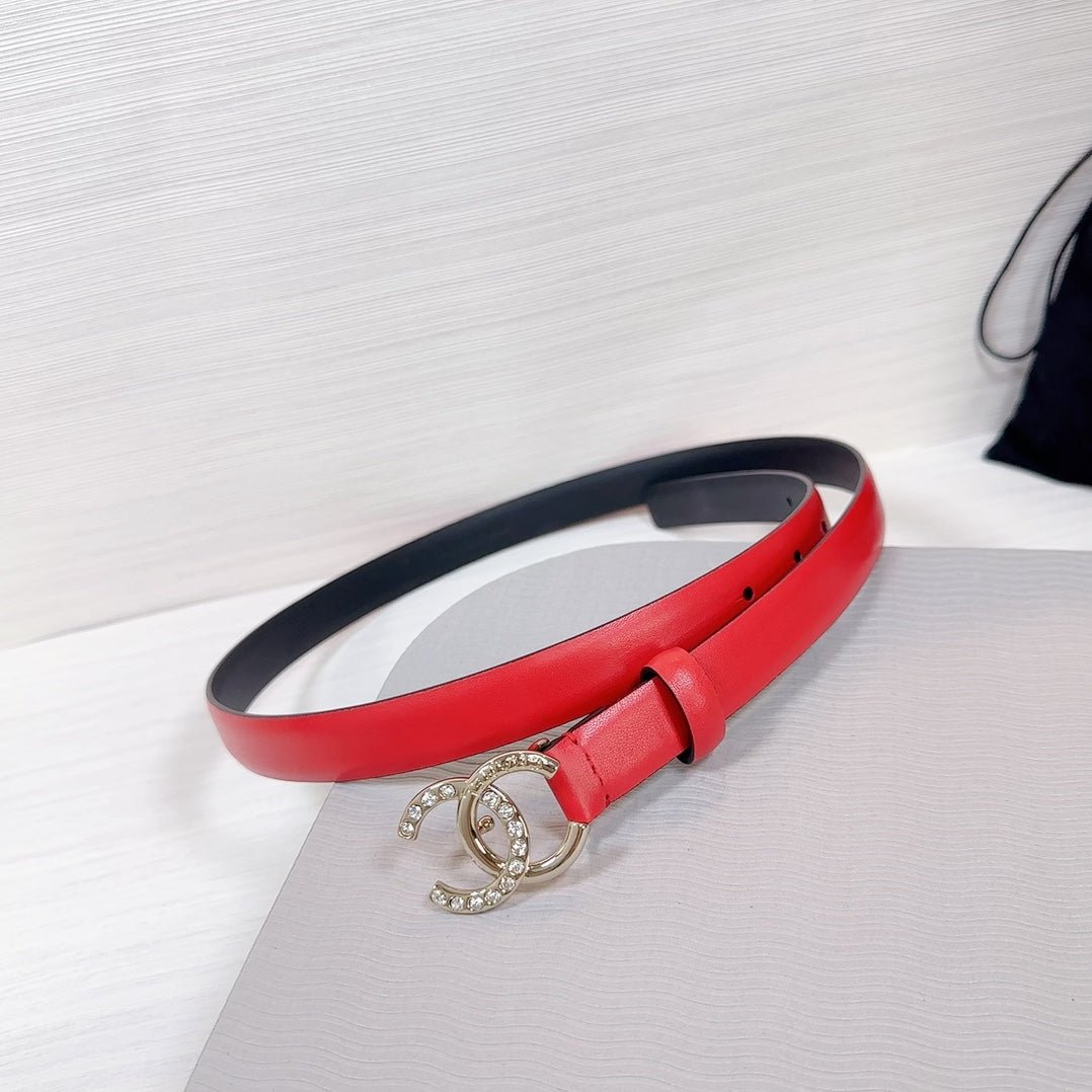 Alternative view of Chanel Red Leather Belt