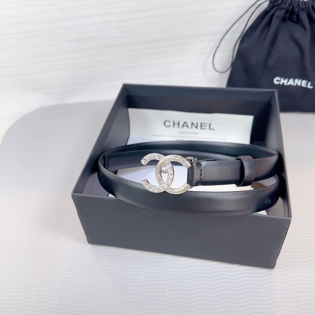 Alternative view of Chanel Matte Black Belt