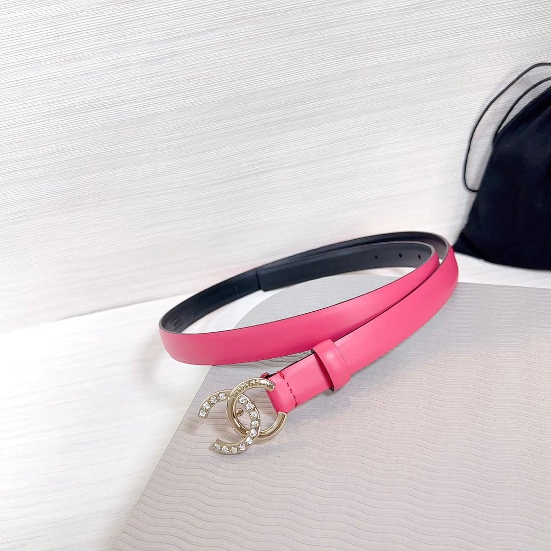 Alternative view of Chanel Hot Pink Leather Belt