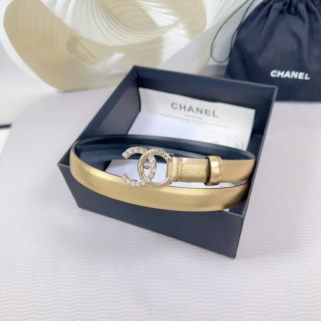 Chanel Gold Metallic Belt