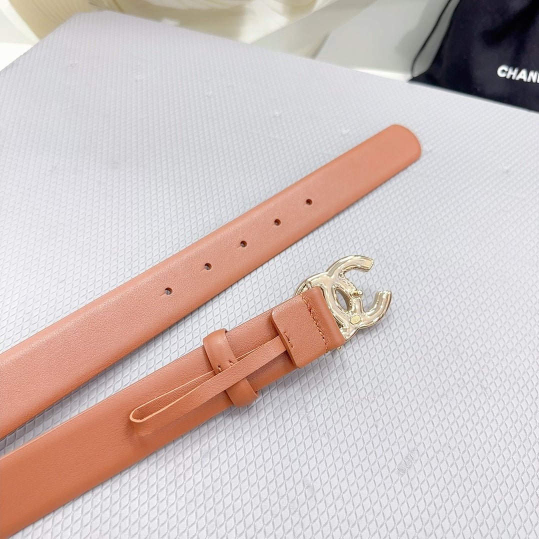 Chanel Tan Leather Strap - Image 8