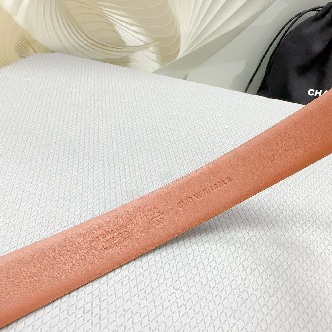 Chanel Tan Leather Strap - Image 7