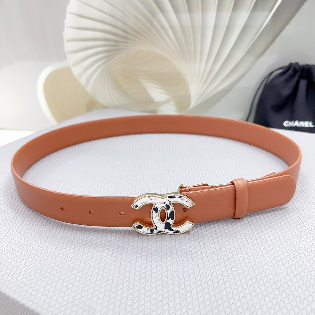 Chanel Tan Leather Strap