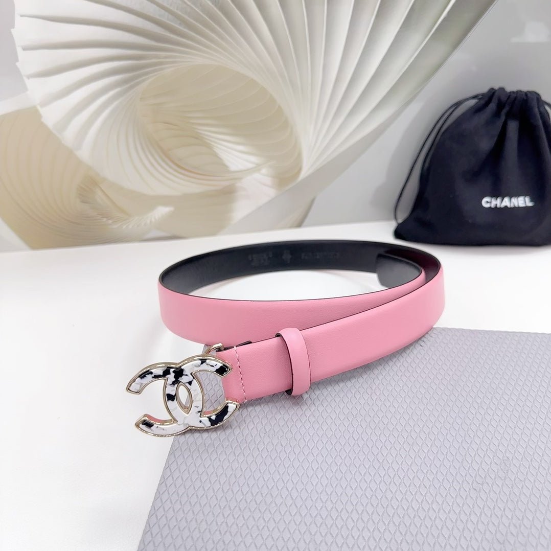 Alternative view of Chanel Pink Skin Belt
