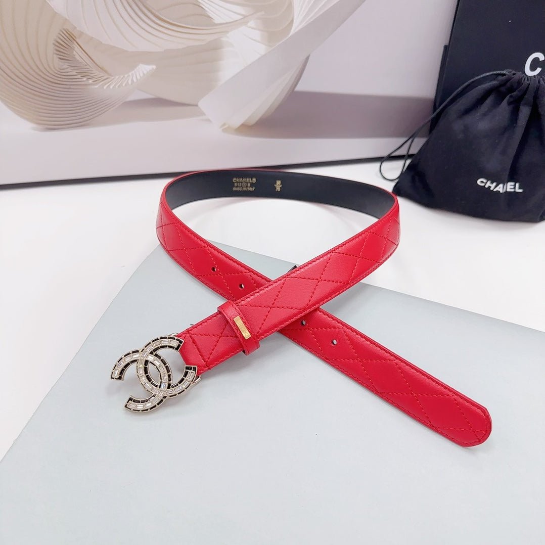 Chanel Quilted Pearl Belt - Image 6