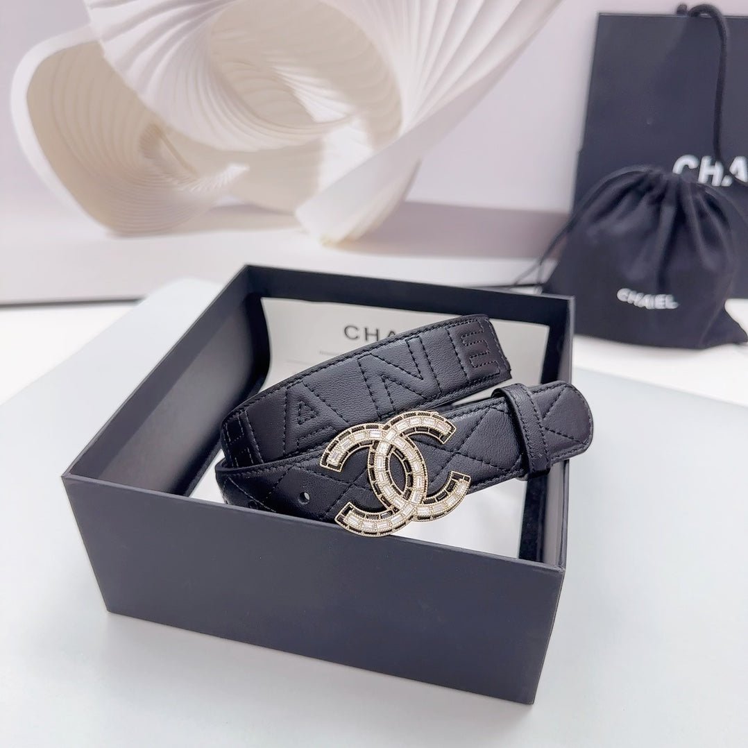 Chanel Black Quilted Pearl - Image 3