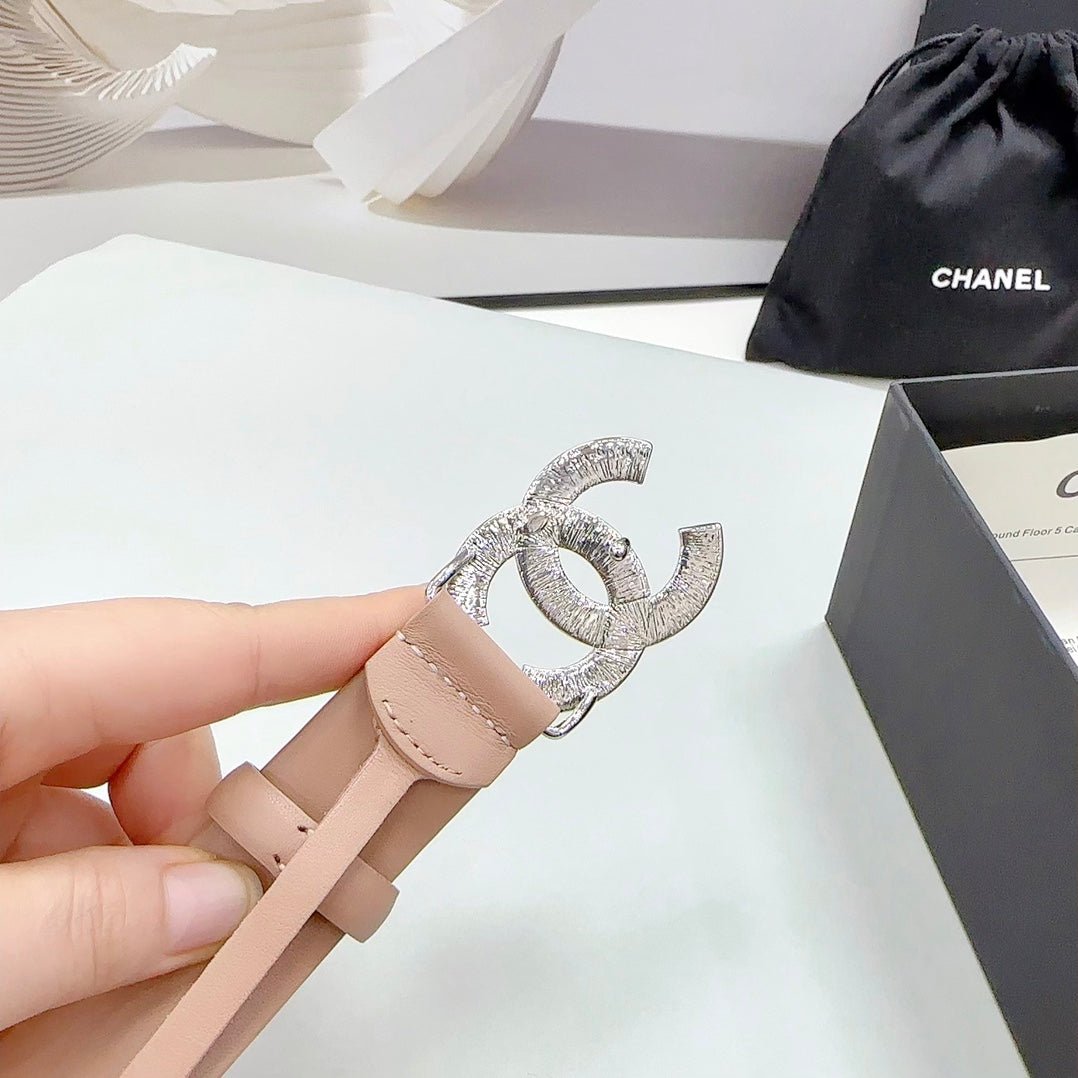 Chanel Nude Silver Crystal Belt - Image 9