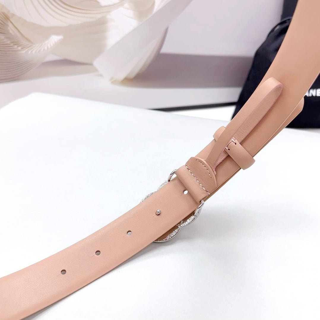 Chanel Nude Silver Crystal Belt - Image 8