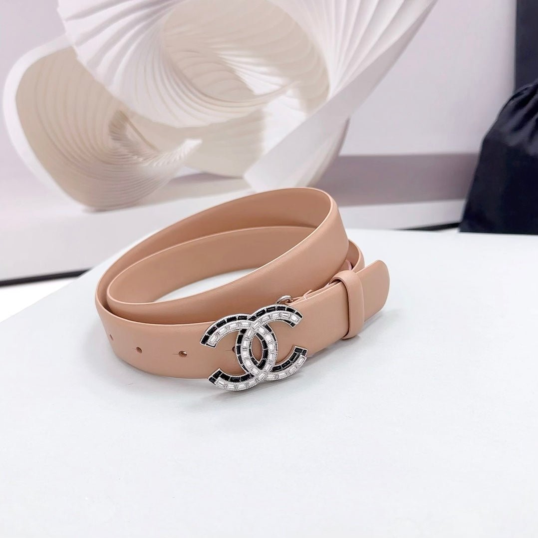 Alternative view of Chanel Nude Silver Crystal Belt