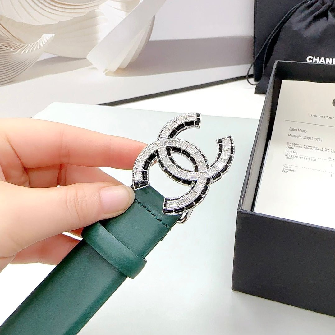 Chanel Emerald Belt - Image 7