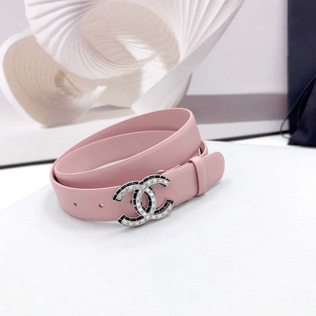 Alternative view of Chanel Pink Crystal Trim Belt