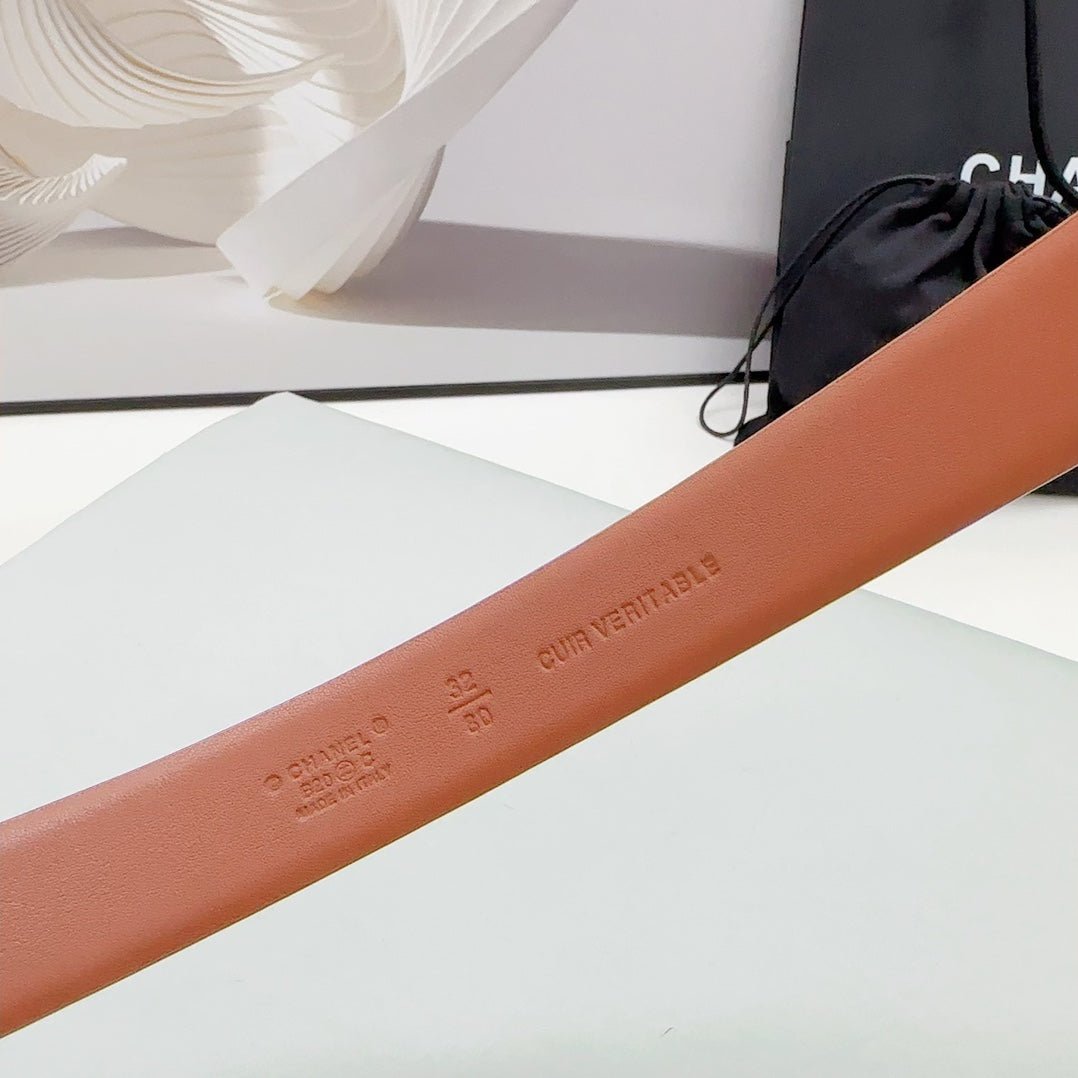 Chanel Caramel Pearl Belt - Image 8