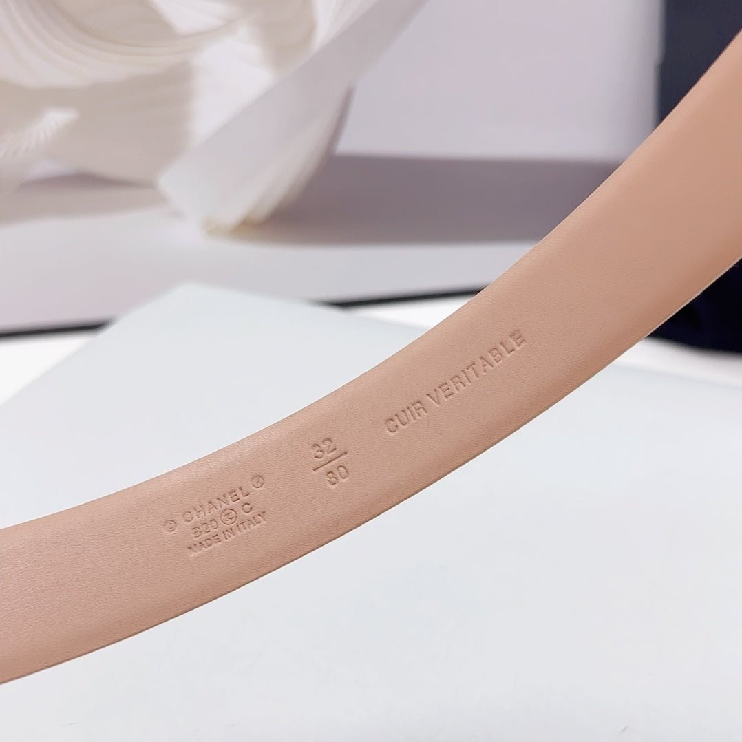 Chanel Pearl Plain Belt - Image 9