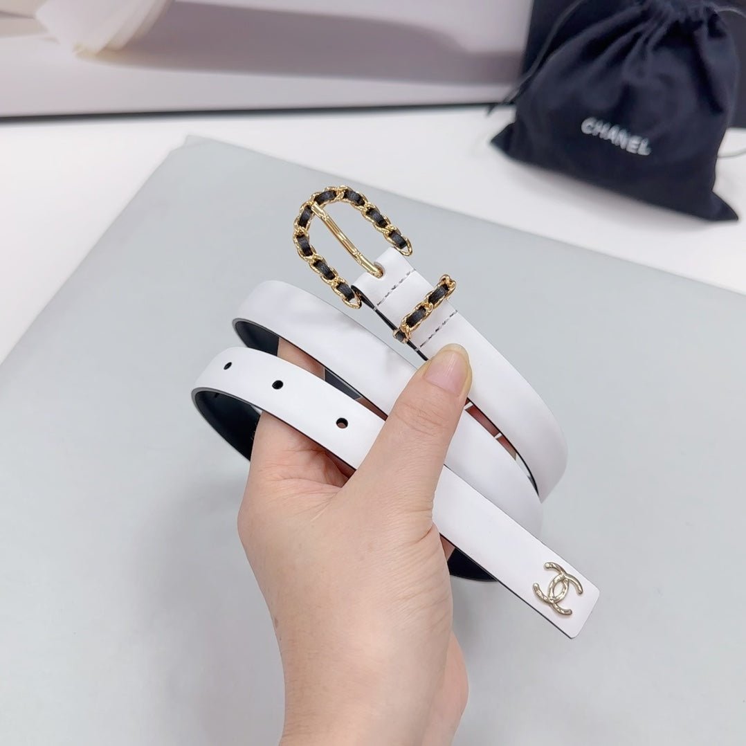 Chanel Woven Buckle Belt - Image 6