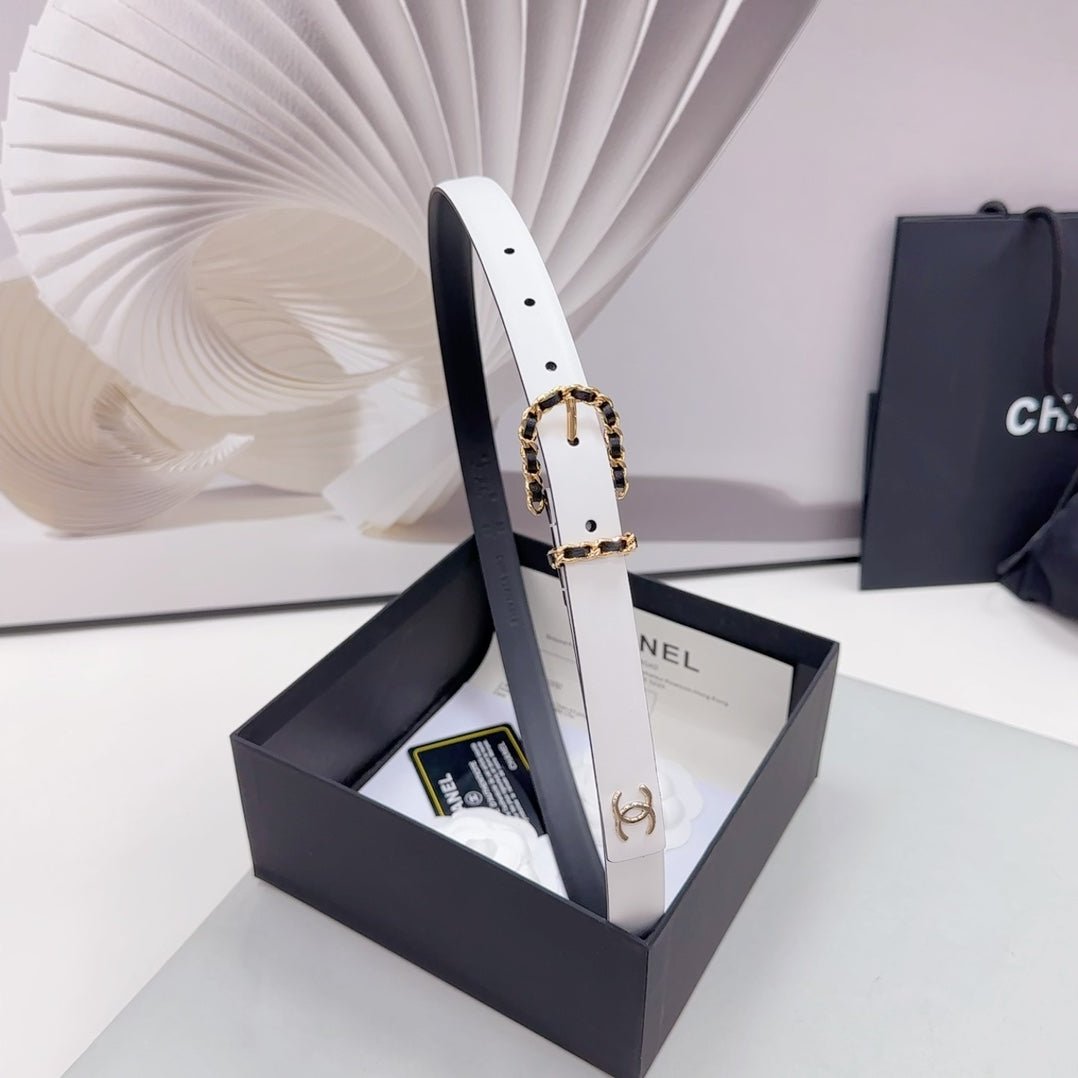 Chanel Woven Buckle Belt - Image 5