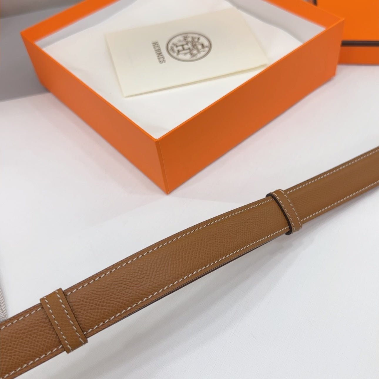 Collier De Chien Belt 30mm Gold Epsom Gold Buckle - Image 4