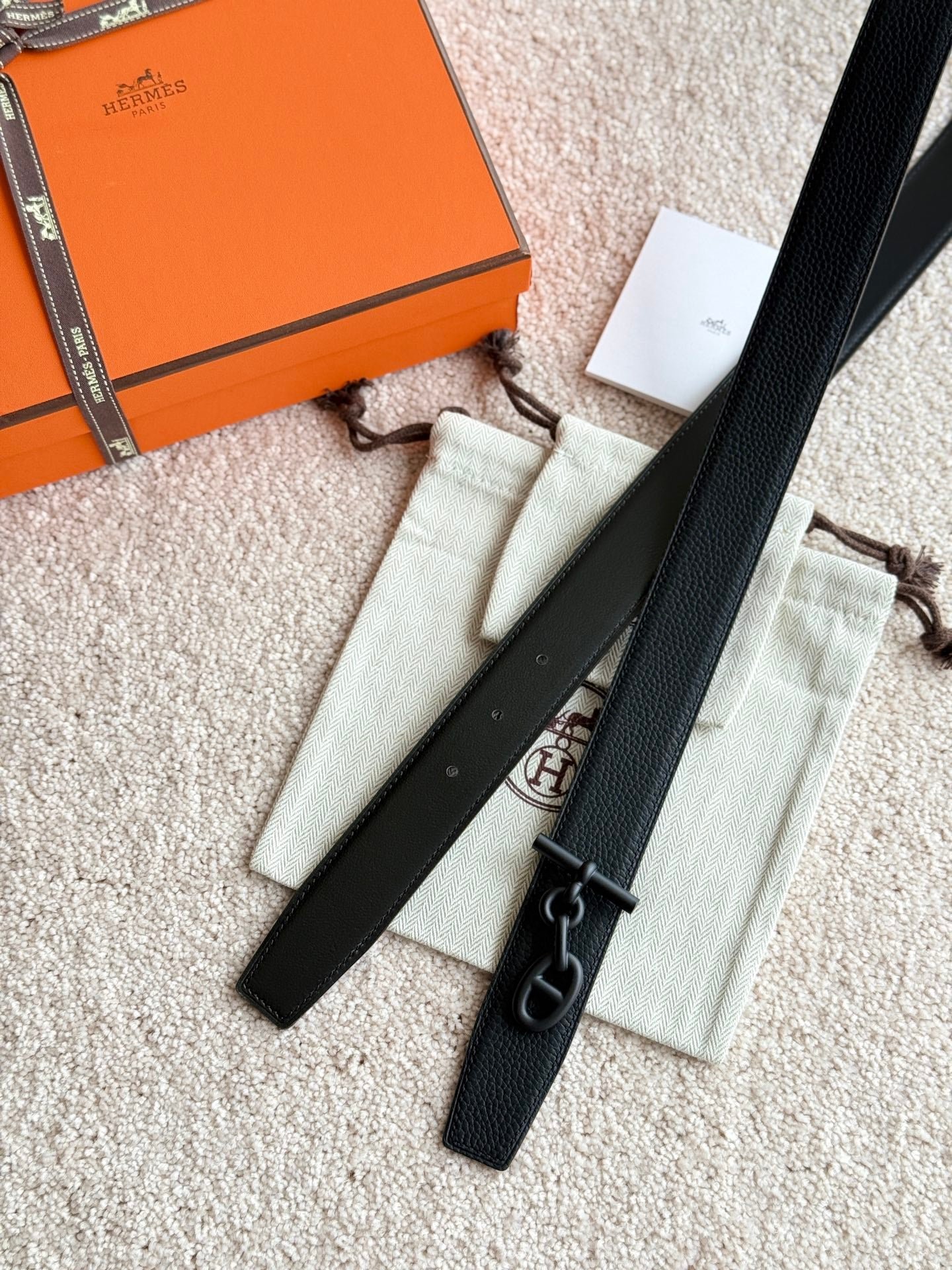 Hermes Black Matte Toggle - Image 6