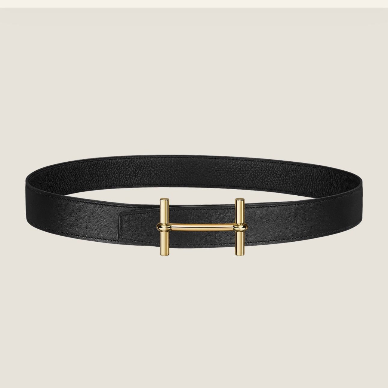 Alternative view of HM H d'Ancre Buckle Belt 32mm Black Leather 187772
