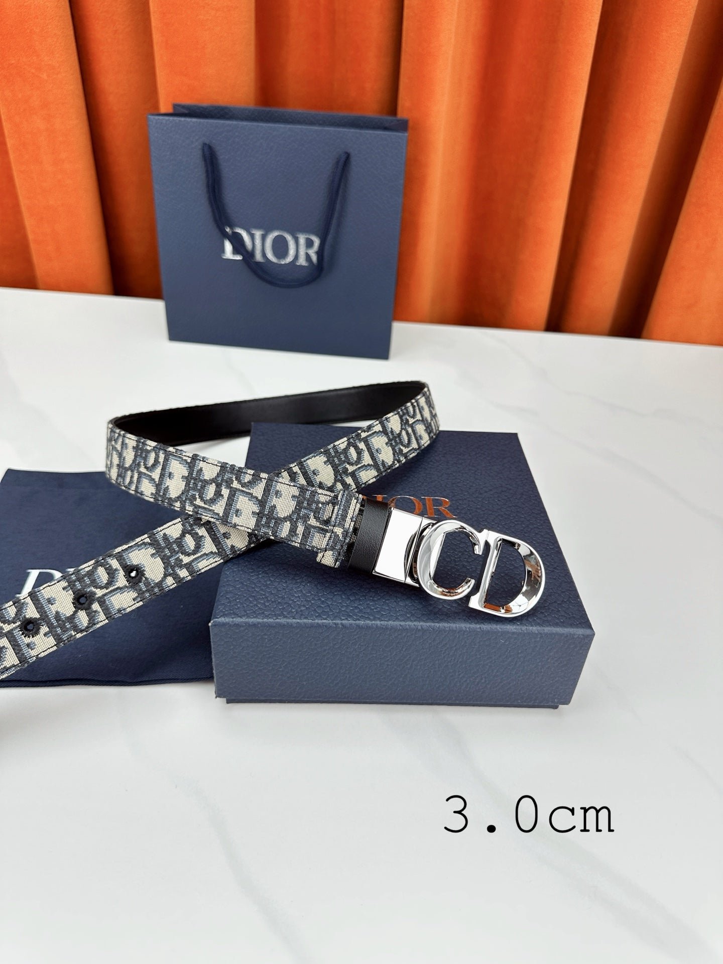 Alternative view of Dior Canvas Wide CD Belt
